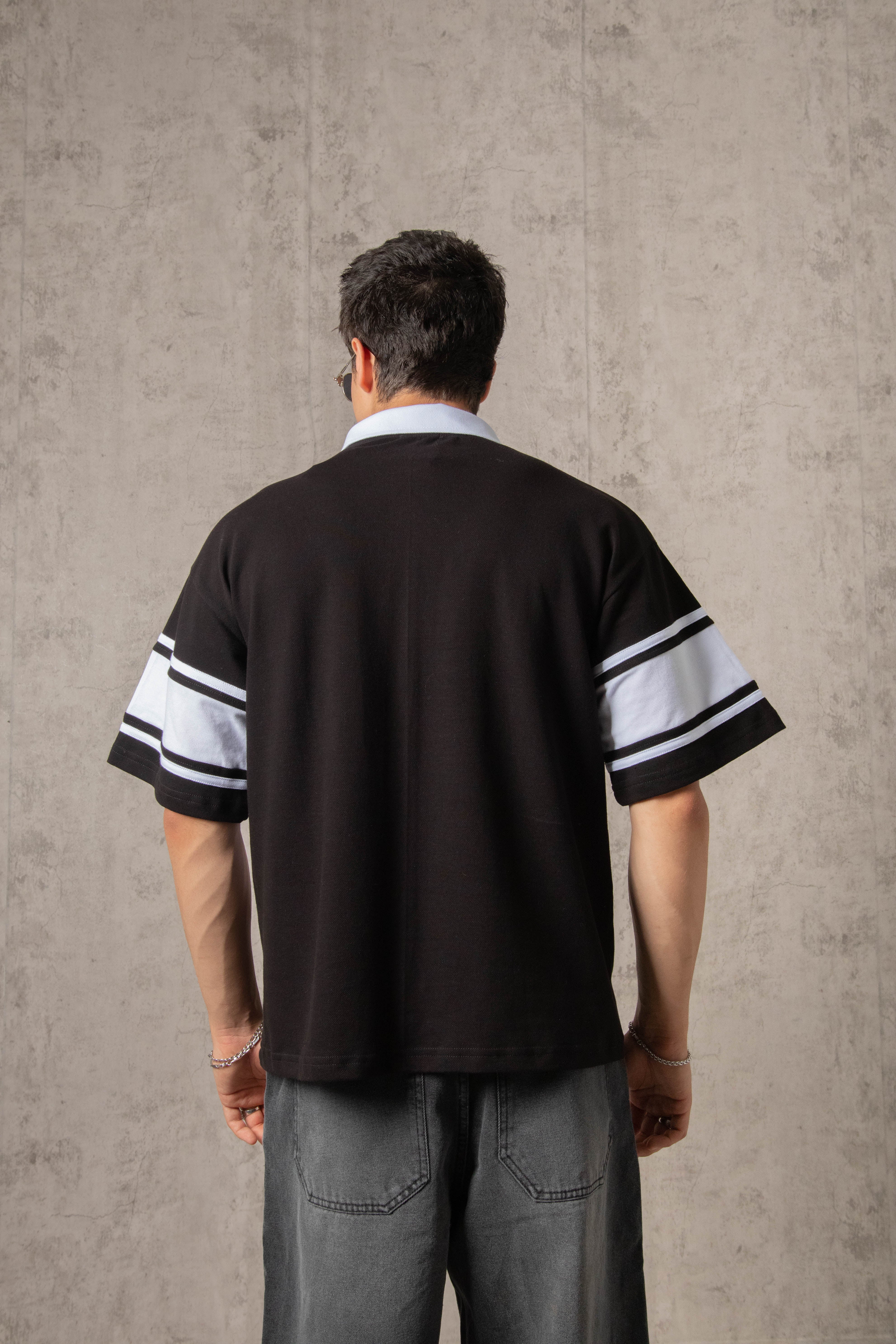 POLO PIQUÉ FREEDOM COLLEGE NEGRO - Image 3
