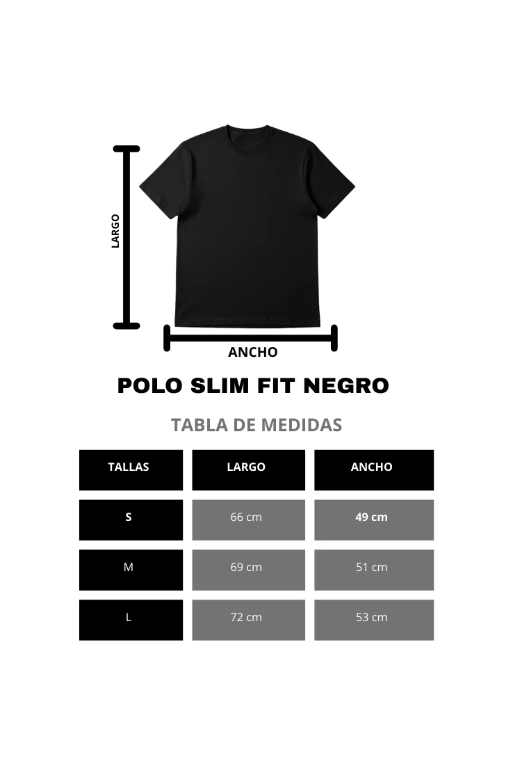 POLO SLIM FIT NEGRO - Image 5